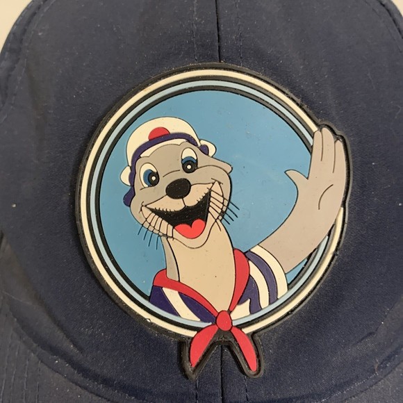 New Ocean Park Hong Kong Baseball Cap Hat Blue Embroidered Strap  Theme - Picture 3 of 11